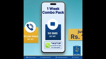 1 Week Combo Pack - Nepal Telecom