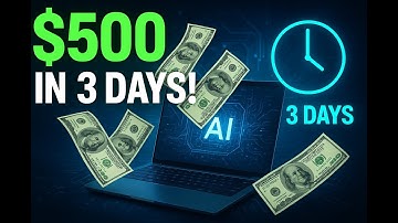 Earn $500 in 3 Days with AI Tools (Make Money Online 2025)