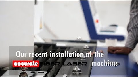 Accurate Fiber Laser machine installation and technical training