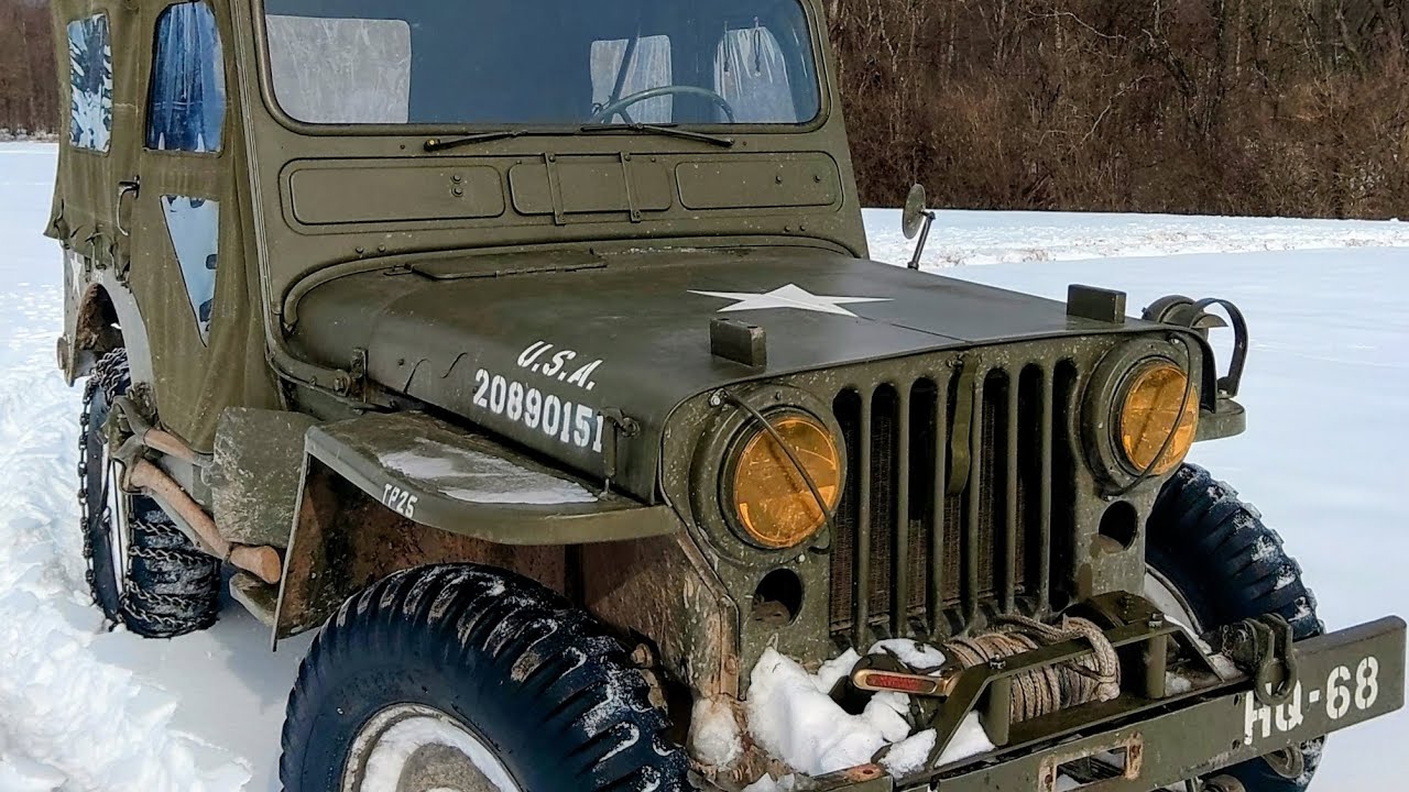 1951 M38 Jeep Equipped With Ramsey, 50R winch And 105 PTO Demonstration.