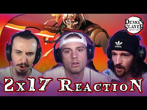 BEST ANIMATION WE'VE SEEN!! Demon Slayer 2x17 Reaction "Never Give Up"