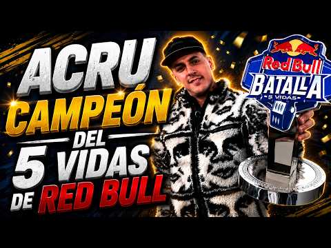 TODOS LOS MINUTOS de ACRU 🔥 EL NUEVO CAMPEÓN DEL 5 VIDAS de RED BULL 🔥