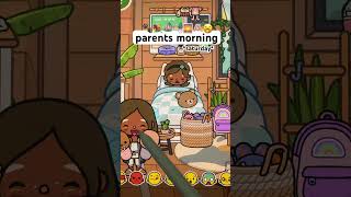 toca boca parents morning routine!!🫶🏼🌅💐 #tocaboca  #aesthetic  #tocaroutine #tocabocaroleplay