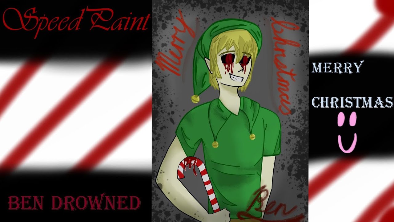 [Krita SpeedPaint] Creepypasta Elf Ben Drowned YouTube