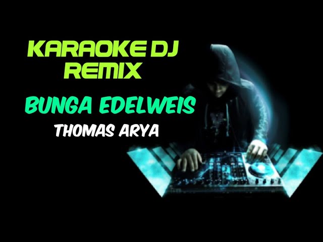 DJ BUNGA EDELWEIS - KARAOKE DJ REMIX NADA CEWEK + FULL LIRIK ( KORG PA700 ) class=