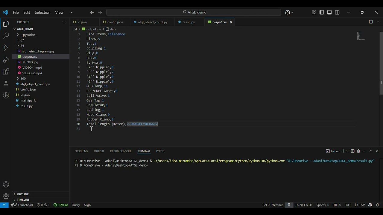BOM generation and Isometric drawing synthesis for Utility Installation