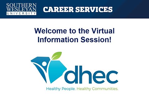 Informational Meeting- SC Dept. of Health and Environmental Control (DHEC)