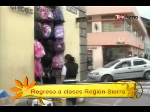 Regreso a clases región sierra