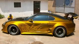 toyota supra custom painting