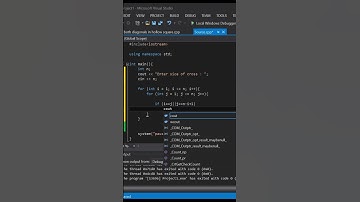 C++ : Printing Pattern (Cross) #shorts