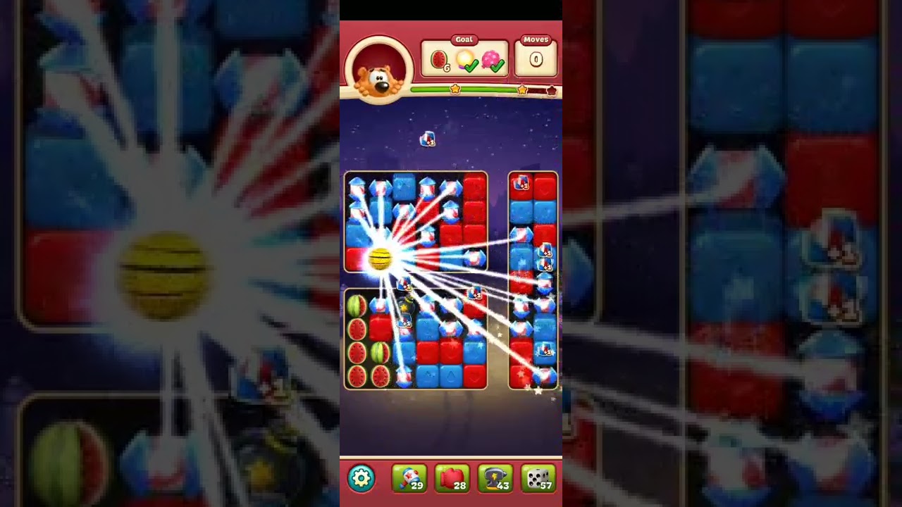 Toon Blast Level 392 No Boosters Series