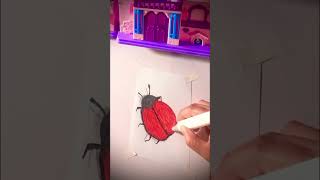 🐞Ladybug #creativeart #satisfying #youtubeshorts #shorts # #artwork