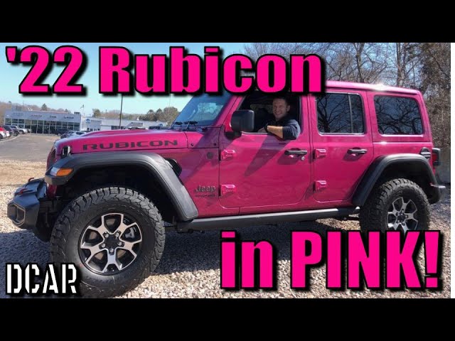 Tuscadero Pearl Pink! - 2022 Jeep Wrangler Rubicon Review - YouTube