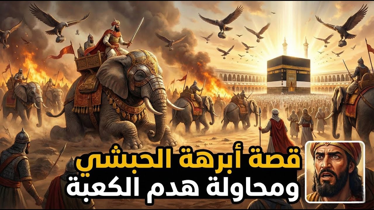 قصة ابرهة الحبشي ومحاولة هدم الكعبة 