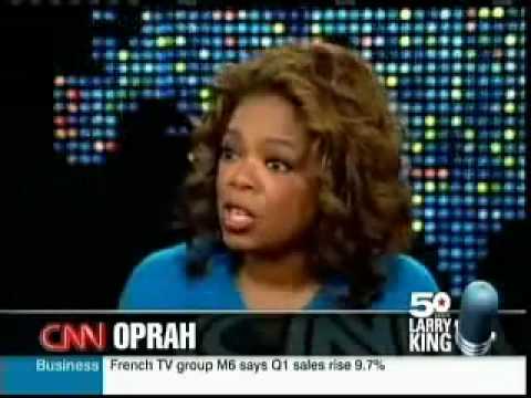 Oprah Winfrey Speaks on Law Of Attraction - Must See - Larry King show, CNN