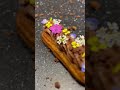 #eclair 🌺 #pastry #pastrychef #dessert #callebaut #chocolate #flowers #shortvideo #shorts