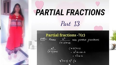 PARTIAL FRACTIONS / MATHS 2A Partial Fractions / Partial Fractions INTER 2nd year