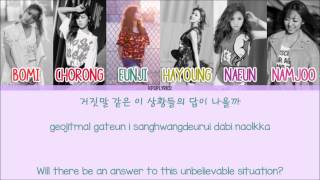 Video thumbnail of "Apink - Dejavu [Eng/Rom/Han] Picture + Color Coded HD"
