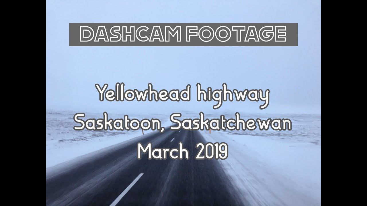 Driving Through Saskatoon - Yellowhead Highway Westbound
