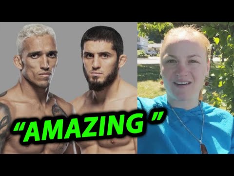 Valentina Shevchenko on Islam Makhachev vs. Charles Oliveira