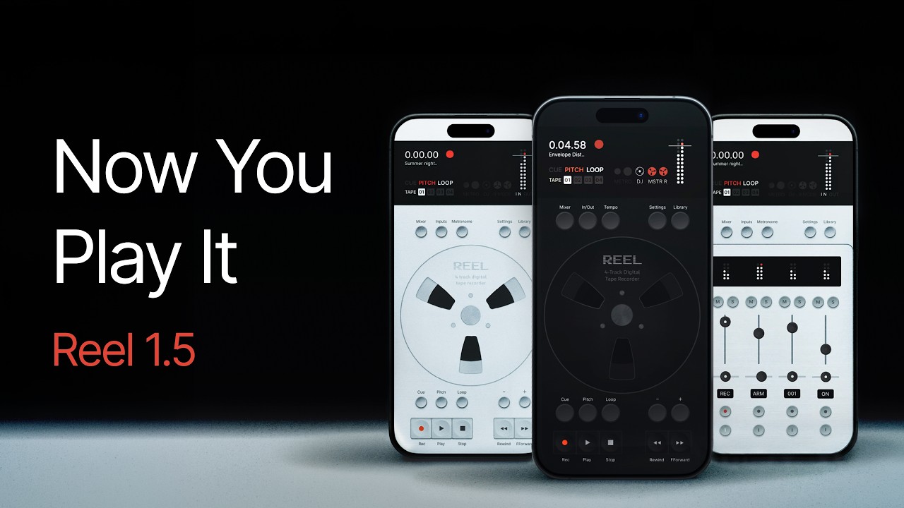 Reel 1.5 Is Out: A Dawless Tape Workflow Jam with KO II, OP-1 Field + TX-6