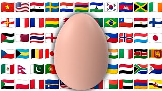Egg name from different countries with Voice