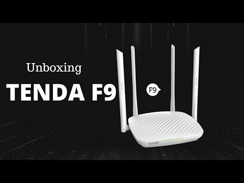 Unboxing router Tenda F9 600Mbps High Speed