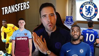 Chelsea Transfers: Mendy To Chelsea Is DONE! Declan Rice NEXT! Tomori To Everton & Pulisic Is #10!