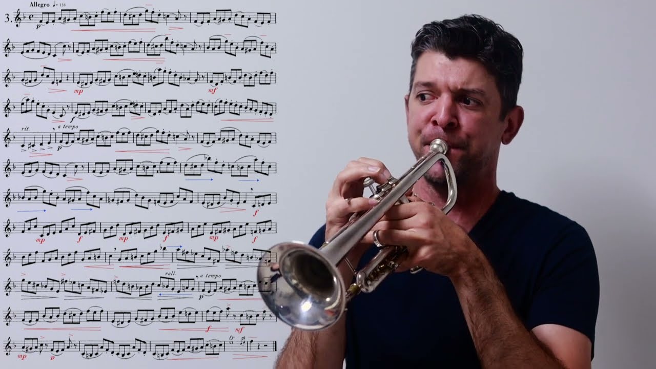 TMEA 2022 2023 Trumpet Etude 3 Wurm 3 YouTube