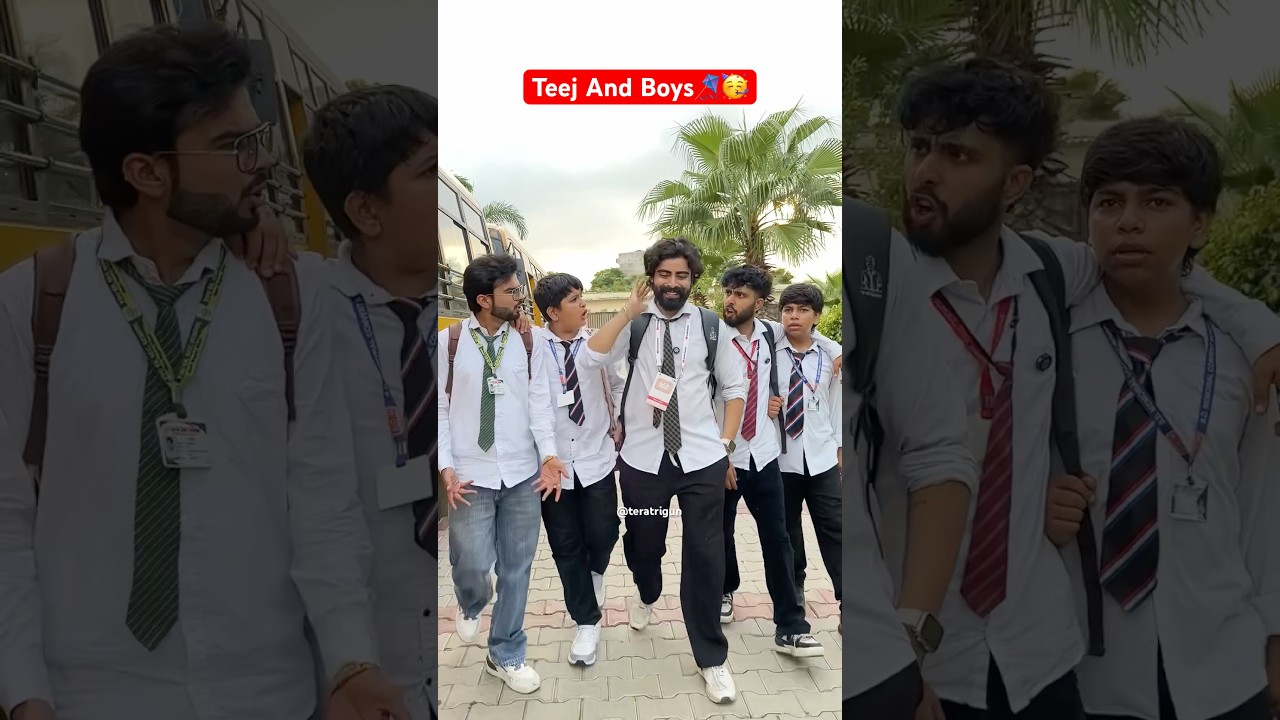 Teej And Boys🪁🥳 #shorts #ytshorts #teratrigun #comedy #funnyshorts #viralshorts #teejspecial