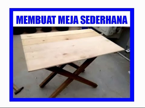  MEMBUAT  MEJA  SEDERHANA YouTube