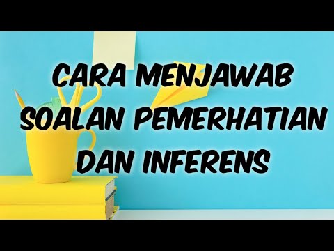 Video: Perbezaan Antara Pemerhatian Dan Inferens