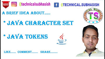 Java Character set || Escape sequence in Java || Java Tokens|| Unicode Character || #subhasish