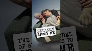 Spooning Greg Davies? Dreams do come true. #taskmaster