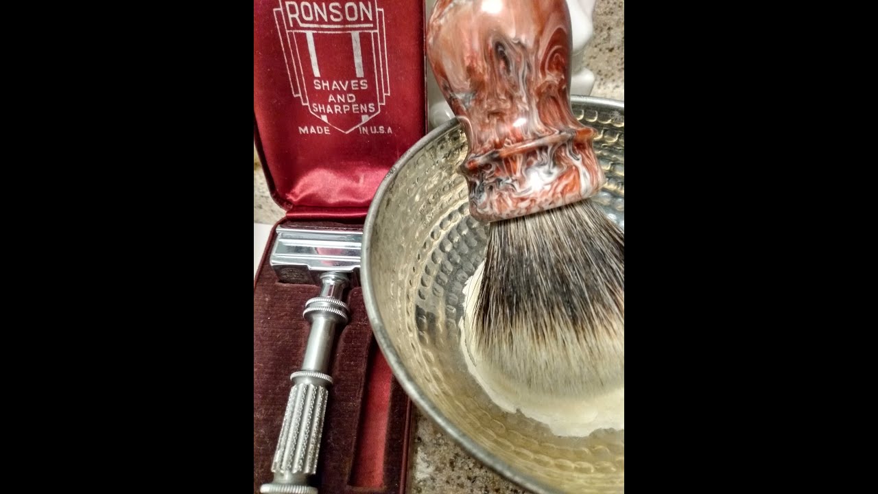 Ronson Razor Shave Video # 235 Vintage Ronson Razor and Test Soap shave - YouTube
