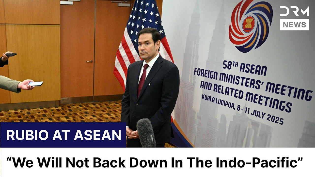 Just In: U.S. Secretary of State Marco Rubio Speaks to Media at ASEAN ...