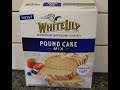 White Lily Pound Cake Mix Review