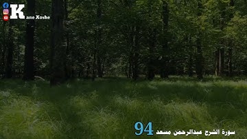 سورة الشرح - عبدالرحمن مسعد