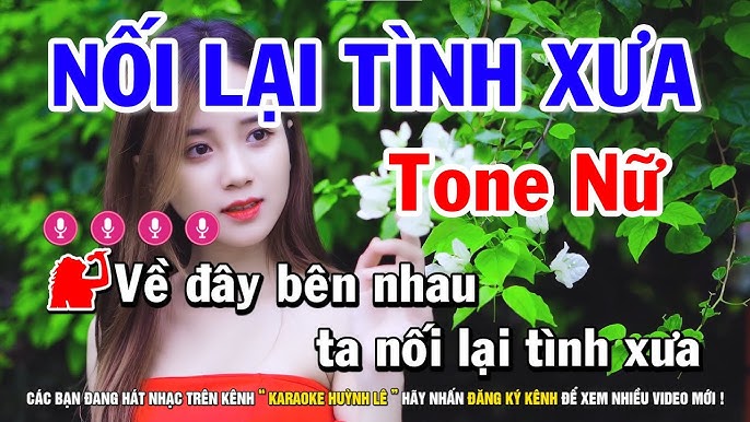 Karaoke Nối Lại Tình Xưa - Tone Nữ Bm || Nhạc Sống Cha Cha Cha Huỳnh Lê