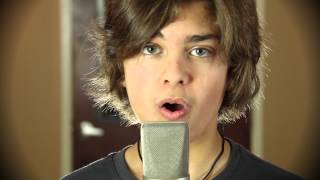 Video thumbnail of "The Man Who Can't Be Moved - The Script Cover by Max Petruzzi 13 Years Old"