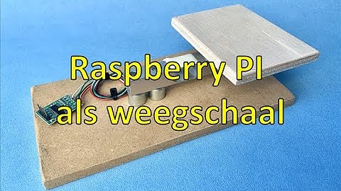 Raspberry Pi als weegschaal (HX711)