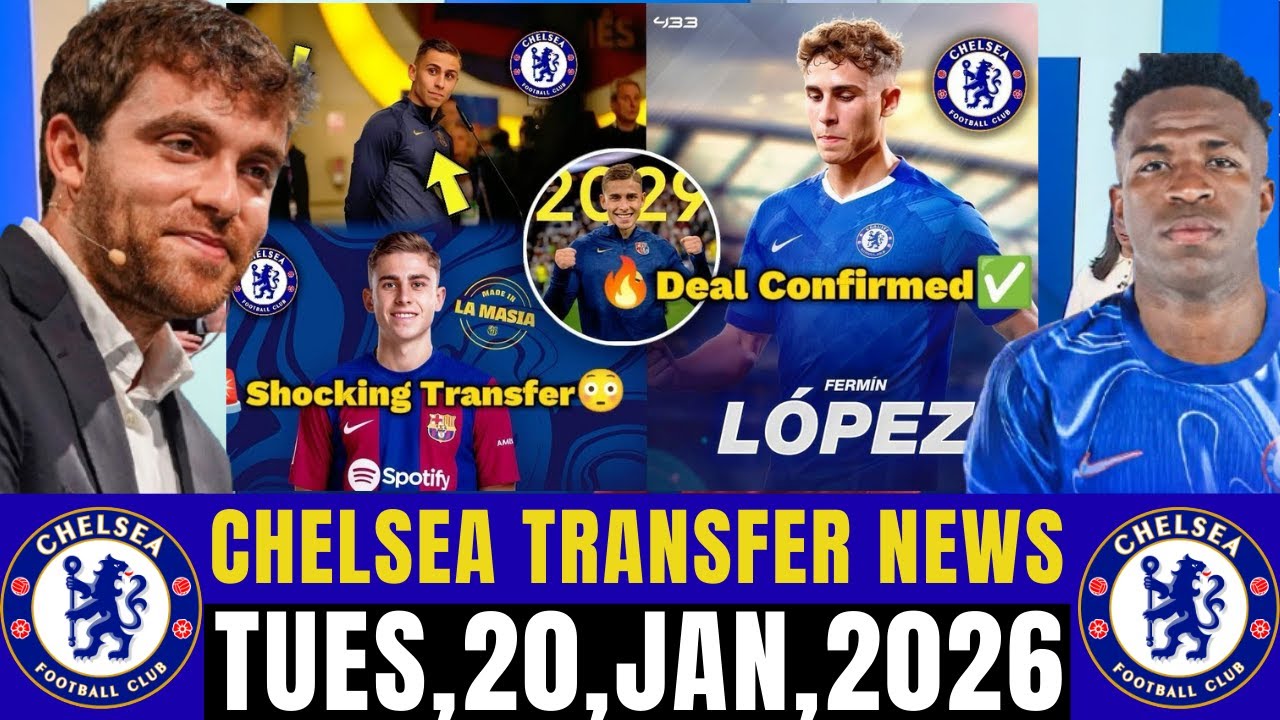 🚨FINALLY COMFIRMED🔥FERMIN, VINICIUS ✅ TO CHELSEA❗/✅ROSENIOR ASKED 2 signingS🤣VINICIUS deal done✅