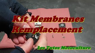 Remplacement kit membranes carburateur Stihl 010 ZAMA complet , conseils et explications.