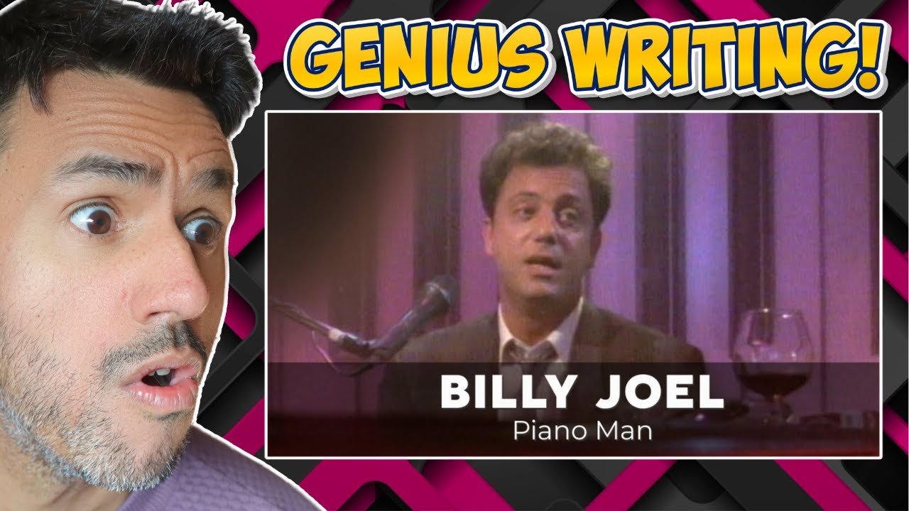РЕАКЦИЯ АВТОРА НА ПЕСНЮ Билли Джоэла «Piano Man» (РЕАКЦИЯ) Впервые слышу