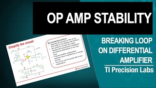 Breaking loop on differential amplifier