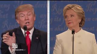 Clinton and Trump debate nuclear weapons