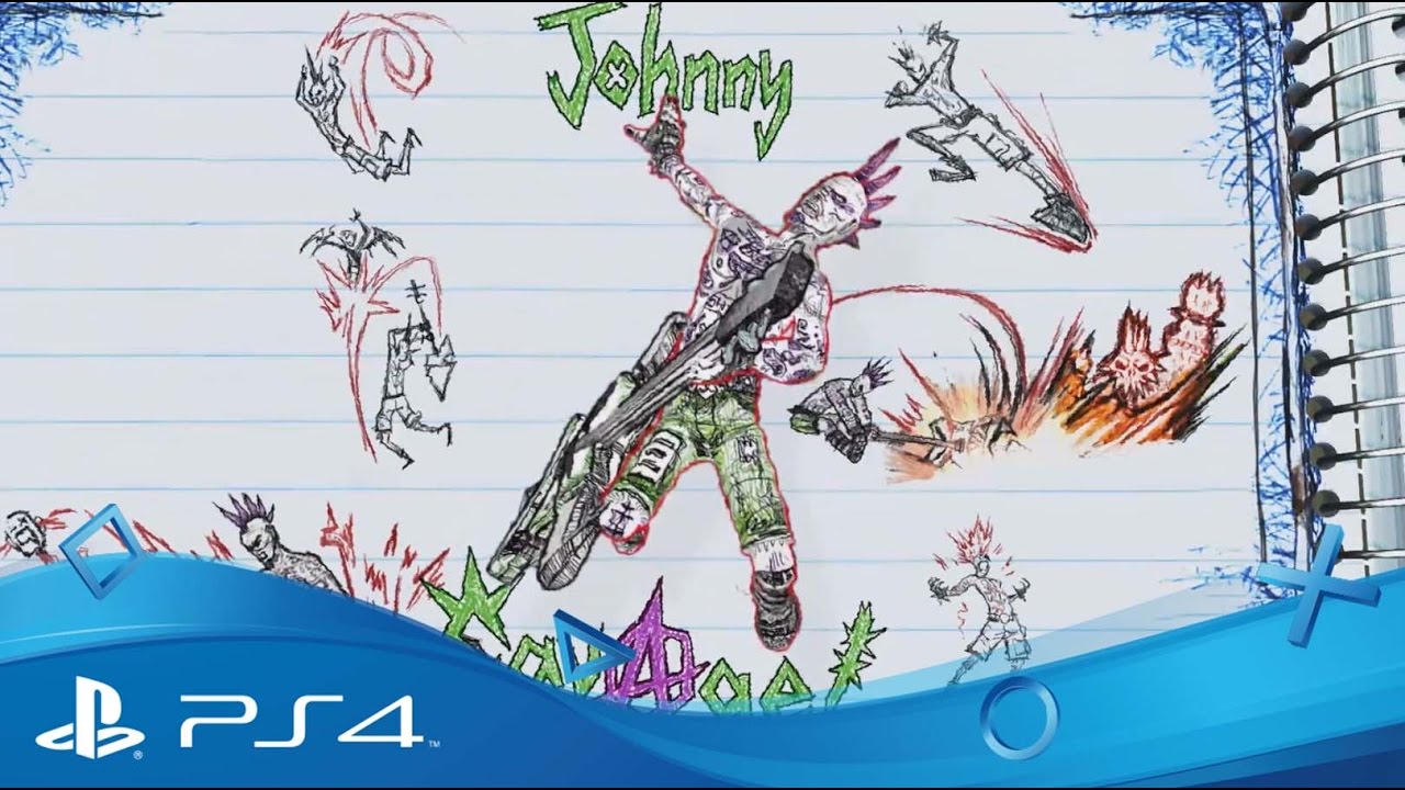 playstation 3 Drawn to Death - Johnny Savage Highlight Trailer | PS4