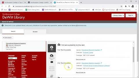 Find a Specific Journal Title