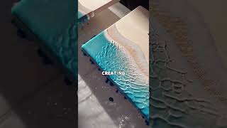 Epoxy Ocean Art Idea 🌊 #shorts #business #trending