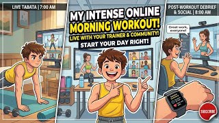 Morning exercise vlog 3